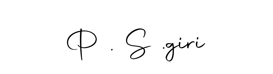 The best way (Autography-DOLnW) to make a short signature is to pick only two or three words in your name. The name P . S .giri include a total of six letters. For converting this name. P . S .giri signature style 10 images and pictures png