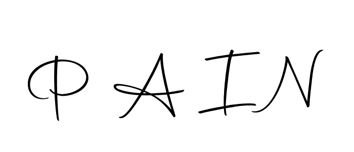 How to make P A I N signature? Autography-DOLnW is a professional autograph style. Create handwritten signature for P A I N name. P A I N signature style 10 images and pictures png