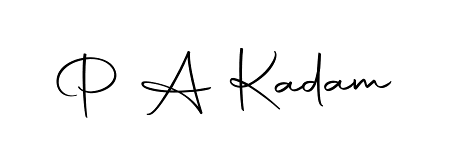 Make a beautiful signature design for name P A Kadam. With this signature (Autography-DOLnW) style, you can create a handwritten signature for free. P A Kadam signature style 10 images and pictures png