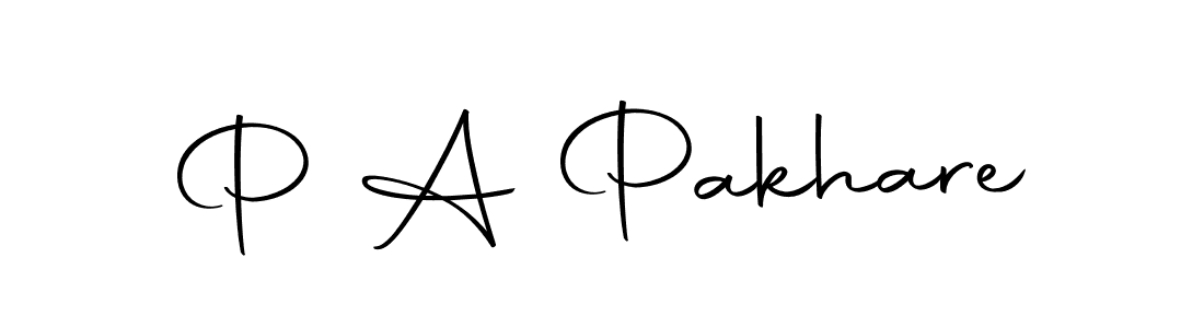 Make a beautiful signature design for name P A Pakhare. Use this online signature maker to create a handwritten signature for free. P A Pakhare signature style 10 images and pictures png