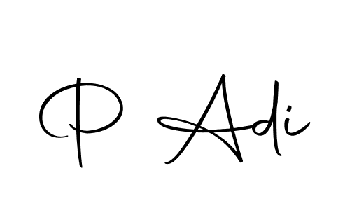 You should practise on your own different ways (Autography-DOLnW) to write your name (P Adi) in signature. don't let someone else do it for you. P Adi signature style 10 images and pictures png