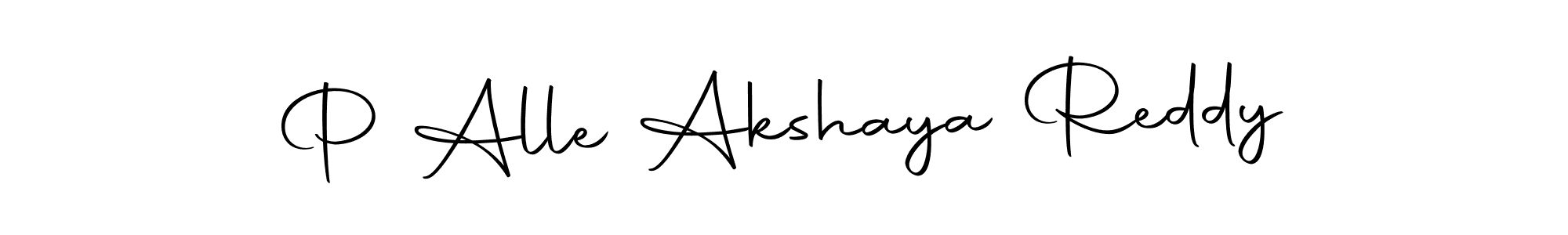 How to make P Alle Akshaya Reddy signature? Autography-DOLnW is a professional autograph style. Create handwritten signature for P Alle Akshaya Reddy name. P Alle Akshaya Reddy signature style 10 images and pictures png