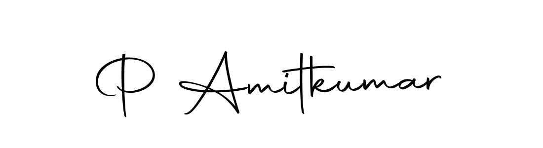 Make a beautiful signature design for name P Amitkumar. With this signature (Autography-DOLnW) style, you can create a handwritten signature for free. P Amitkumar signature style 10 images and pictures png