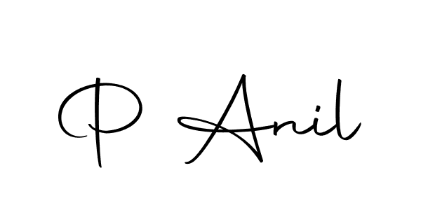 Use a signature maker to create a handwritten signature online. With this signature software, you can design (Autography-DOLnW) your own signature for name P Anil. P Anil signature style 10 images and pictures png