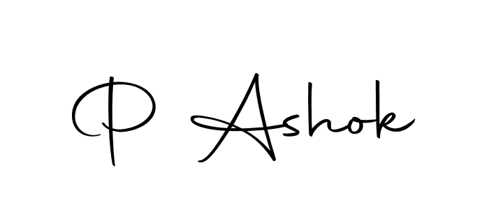 Use a signature maker to create a handwritten signature online. With this signature software, you can design (Autography-DOLnW) your own signature for name P Ashok. P Ashok signature style 10 images and pictures png