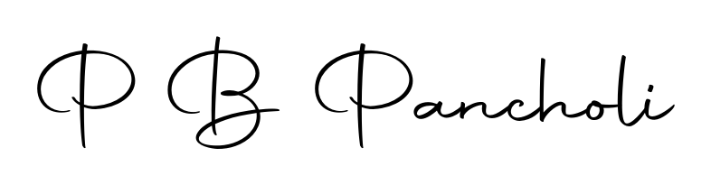 Once you've used our free online signature maker to create your best signature Autography-DOLnW style, it's time to enjoy signing your documents with P B Pancholi name. P B Pancholi signature style 10 images and pictures png