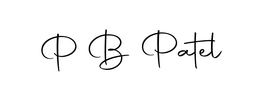 Create a beautiful signature design for name P B Patel. With this signature (Autography-DOLnW) fonts, you can make a handwritten signature for free. P B Patel signature style 10 images and pictures png