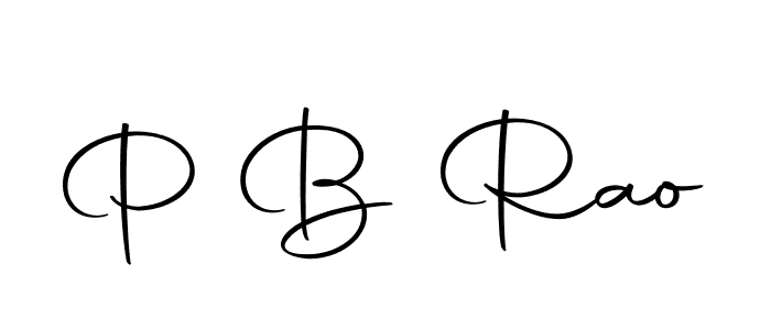The best way (Autography-DOLnW) to make a short signature is to pick only two or three words in your name. The name P B Rao include a total of six letters. For converting this name. P B Rao signature style 10 images and pictures png