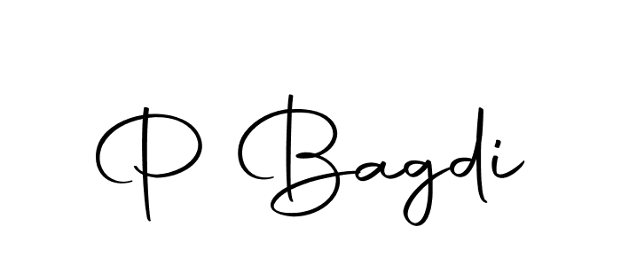 P Bagdi stylish signature style. Best Handwritten Sign (Autography-DOLnW) for my name. Handwritten Signature Collection Ideas for my name P Bagdi. P Bagdi signature style 10 images and pictures png