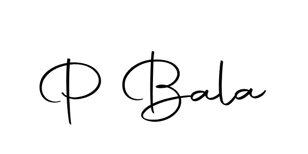 You can use this online signature creator to create a handwritten signature for the name P Bala. This is the best online autograph maker. P Bala signature style 10 images and pictures png