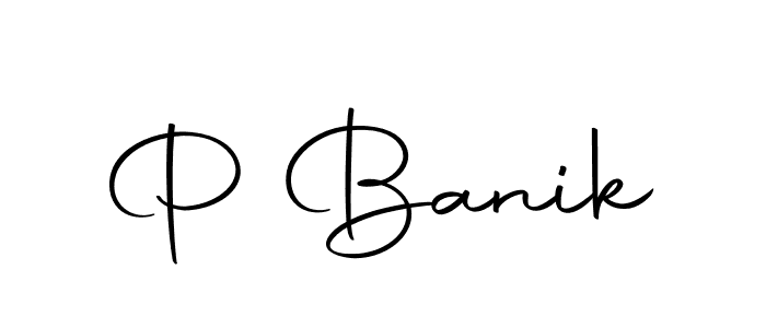 It looks lik you need a new signature style for name P Banik. Design unique handwritten (Autography-DOLnW) signature with our free signature maker in just a few clicks. P Banik signature style 10 images and pictures png