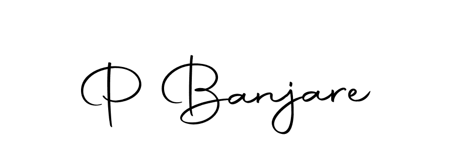 Make a beautiful signature design for name P Banjare. Use this online signature maker to create a handwritten signature for free. P Banjare signature style 10 images and pictures png