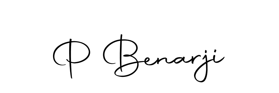 Also we have P Benarji name is the best signature style. Create professional handwritten signature collection using Autography-DOLnW autograph style. P Benarji signature style 10 images and pictures png