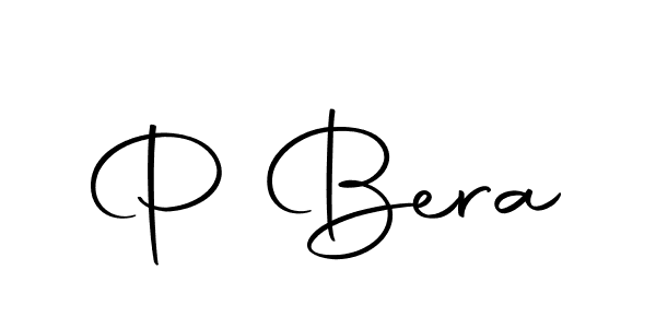 How to make P Bera name signature. Use Autography-DOLnW style for creating short signs online. This is the latest handwritten sign. P Bera signature style 10 images and pictures png