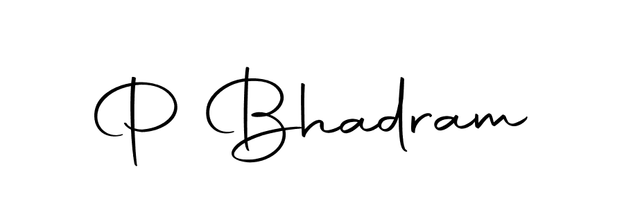 if you are searching for the best signature style for your name P Bhadram. so please give up your signature search. here we have designed multiple signature styles  using Autography-DOLnW. P Bhadram signature style 10 images and pictures png