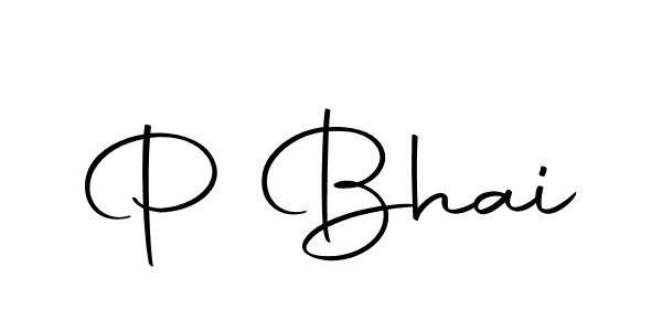 How to make P Bhai name signature. Use Autography-DOLnW style for creating short signs online. This is the latest handwritten sign. P Bhai signature style 10 images and pictures png
