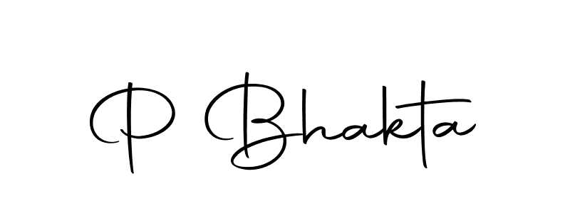 Make a beautiful signature design for name P Bhakta. Use this online signature maker to create a handwritten signature for free. P Bhakta signature style 10 images and pictures png
