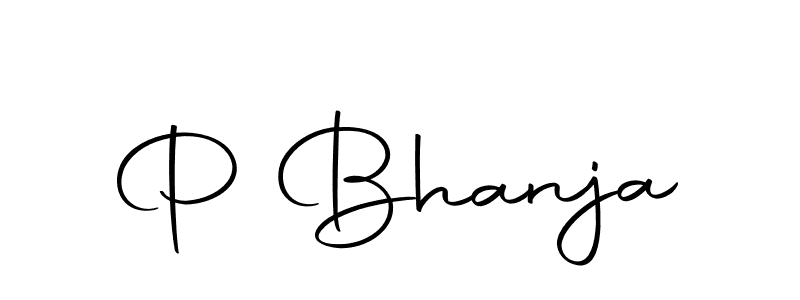 Make a beautiful signature design for name P Bhanja. With this signature (Autography-DOLnW) style, you can create a handwritten signature for free. P Bhanja signature style 10 images and pictures png