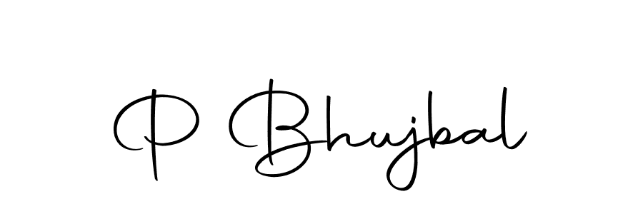 You should practise on your own different ways (Autography-DOLnW) to write your name (P Bhujbal) in signature. don't let someone else do it for you. P Bhujbal signature style 10 images and pictures png