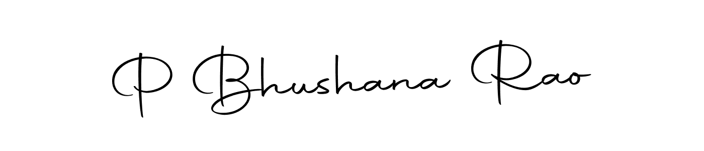 Use a signature maker to create a handwritten signature online. With this signature software, you can design (Autography-DOLnW) your own signature for name P Bhushana Rao. P Bhushana Rao signature style 10 images and pictures png