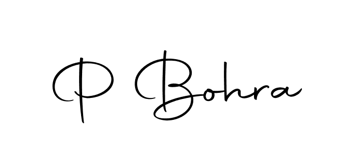 You should practise on your own different ways (Autography-DOLnW) to write your name (P Bohra) in signature. don't let someone else do it for you. P Bohra signature style 10 images and pictures png