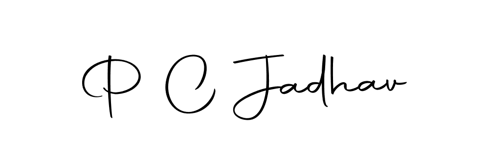 Here are the top 10 professional signature styles for the name P C Jadhav. These are the best autograph styles you can use for your name. P C Jadhav signature style 10 images and pictures png