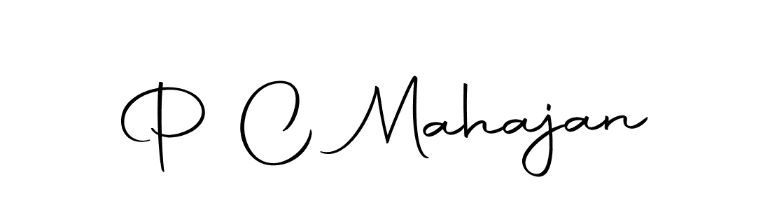 Make a beautiful signature design for name P C Mahajan. Use this online signature maker to create a handwritten signature for free. P C Mahajan signature style 10 images and pictures png
