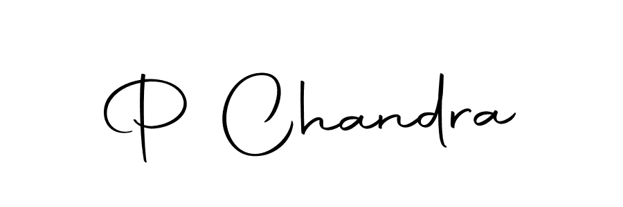 Make a beautiful signature design for name P Chandra. With this signature (Autography-DOLnW) style, you can create a handwritten signature for free. P Chandra signature style 10 images and pictures png