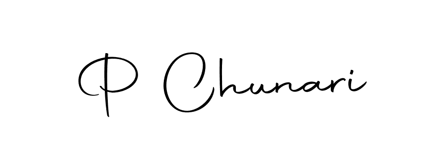 Also we have P Chunari name is the best signature style. Create professional handwritten signature collection using Autography-DOLnW autograph style. P Chunari signature style 10 images and pictures png