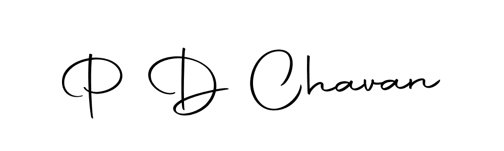 Make a beautiful signature design for name P D Chavan. With this signature (Autography-DOLnW) style, you can create a handwritten signature for free. P D Chavan signature style 10 images and pictures png