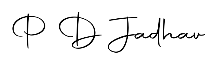 A classic penmanship look for P D Jadhav. The Autography-DOLnW font brings timeless elegance and confidence to every signed document. P D Jadhav signature style 10 images and pictures png