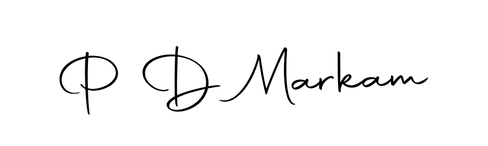 Make a beautiful signature design for name P D Markam. With this signature (Autography-DOLnW) style, you can create a handwritten signature for free. P D Markam signature style 10 images and pictures png