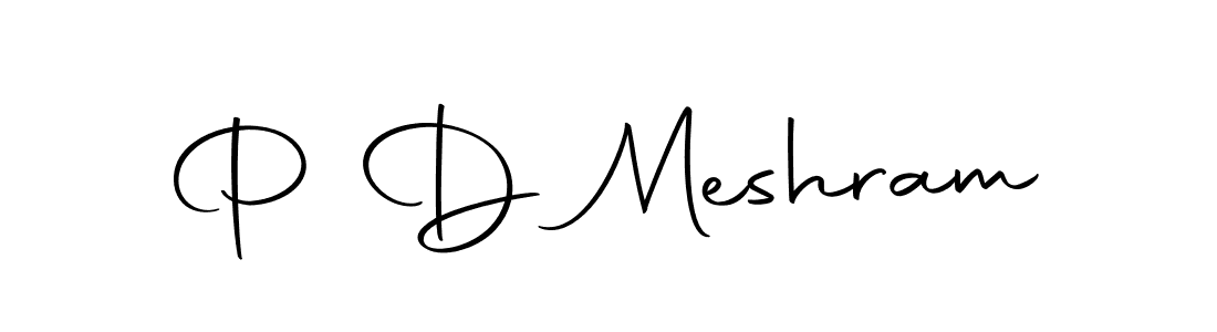 Also we have P D Meshram name is the best signature style. Create professional handwritten signature collection using Autography-DOLnW autograph style. P D Meshram signature style 10 images and pictures png