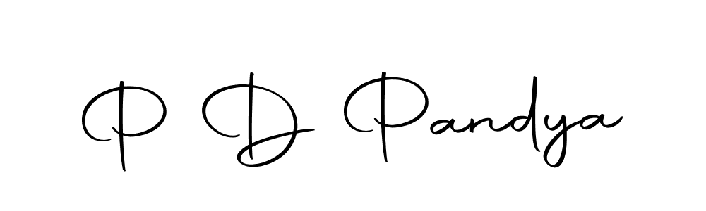 How to make P D Pandya signature? Autography-DOLnW is a professional autograph style. Create handwritten signature for P D Pandya name. P D Pandya signature style 10 images and pictures png