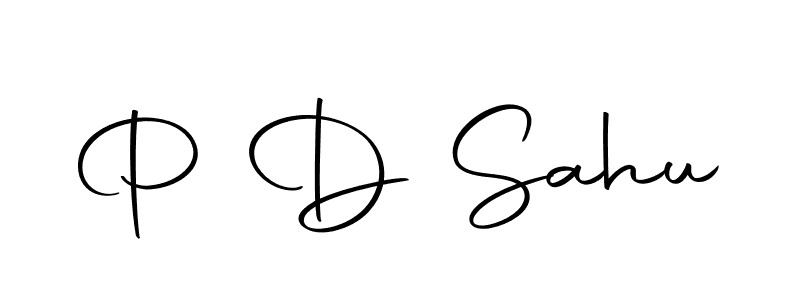 P D Sahu stylish signature style. Best Handwritten Sign (Autography-DOLnW) for my name. Handwritten Signature Collection Ideas for my name P D Sahu. P D Sahu signature style 10 images and pictures png