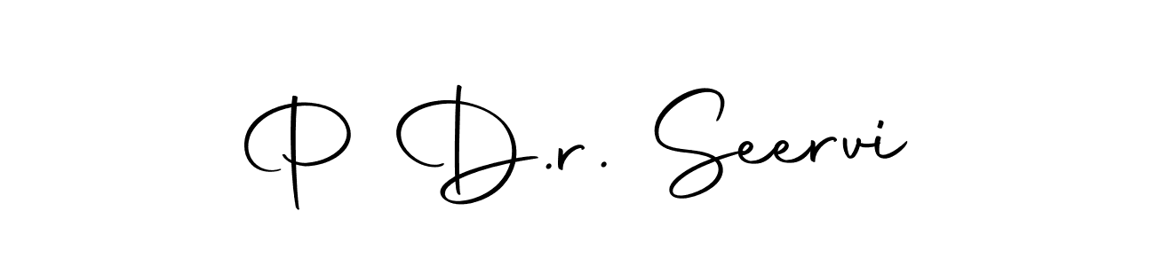 Similarly Autography-DOLnW is the best handwritten signature design. Signature creator online .You can use it as an online autograph creator for name P D.r. Seervi. P D.r. Seervi signature style 10 images and pictures png