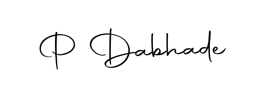 Here are the top 10 professional signature styles for the name P Dabhade. These are the best autograph styles you can use for your name. P Dabhade signature style 10 images and pictures png