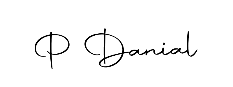 How to make P Danial signature? Autography-DOLnW is a professional autograph style. Create handwritten signature for P Danial name. P Danial signature style 10 images and pictures png