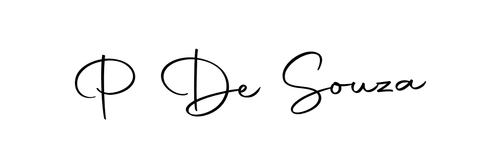 You should practise on your own different ways (Autography-DOLnW) to write your name (P De Souza) in signature. don't let someone else do it for you. P De Souza signature style 10 images and pictures png