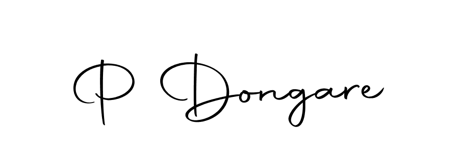 Design your own signature with our free online signature maker. With this signature software, you can create a handwritten (Autography-DOLnW) signature for name P Dongare. P Dongare signature style 10 images and pictures png