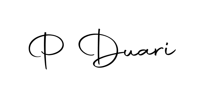 Design your own signature with our free online signature maker. With this signature software, you can create a handwritten (Autography-DOLnW) signature for name P Duari. P Duari signature style 10 images and pictures png