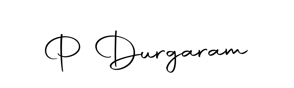 Design your own signature with our free online signature maker. With this signature software, you can create a handwritten (Autography-DOLnW) signature for name P Durgaram. P Durgaram signature style 10 images and pictures png