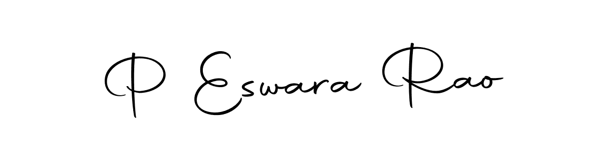 You can use this online signature creator to create a handwritten signature for the name P Eswara Rao. This is the best online autograph maker. P Eswara Rao signature style 10 images and pictures png