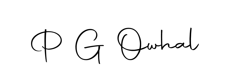 Once you've used our free online signature maker to create your best signature Autography-DOLnW style, it's time to enjoy all of the benefits that P G Owhal name signing documents. P G Owhal signature style 10 images and pictures png