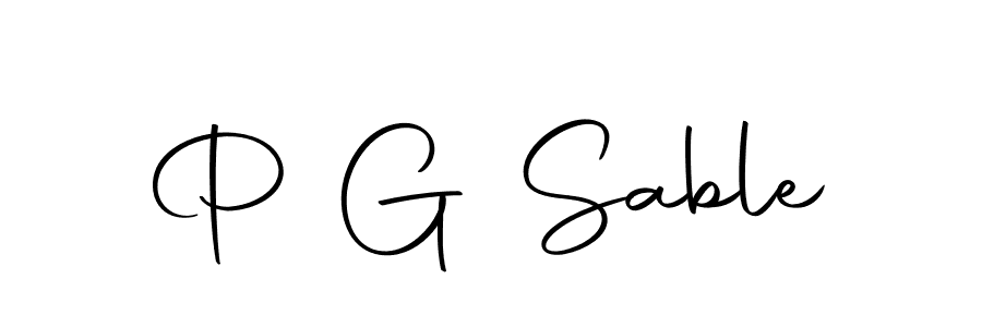 Make a beautiful signature design for name P G Sable. With this signature (Autography-DOLnW) style, you can create a handwritten signature for free. P G Sable signature style 10 images and pictures png
