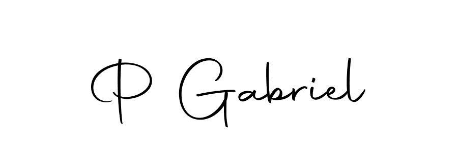 P Gabriel stylish signature style. Best Handwritten Sign (Autography-DOLnW) for my name. Handwritten Signature Collection Ideas for my name P Gabriel. P Gabriel signature style 10 images and pictures png