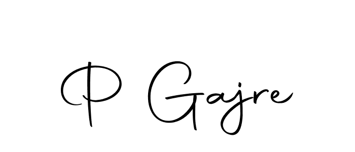 Make a beautiful signature design for name P Gajre. With this signature (Autography-DOLnW) style, you can create a handwritten signature for free. P Gajre signature style 10 images and pictures png