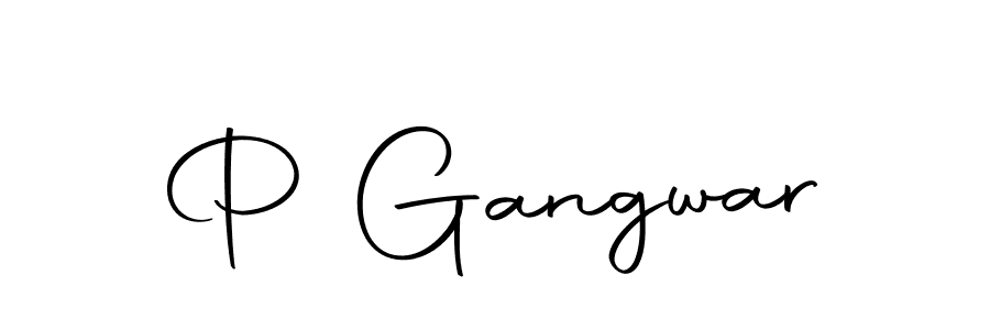 Make a beautiful signature design for name P Gangwar. With this signature (Autography-DOLnW) style, you can create a handwritten signature for free. P Gangwar signature style 10 images and pictures png