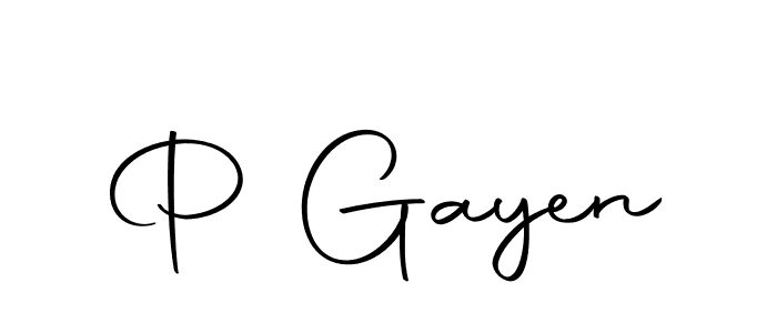 P Gayen stylish signature style. Best Handwritten Sign (Autography-DOLnW) for my name. Handwritten Signature Collection Ideas for my name P Gayen. P Gayen signature style 10 images and pictures png