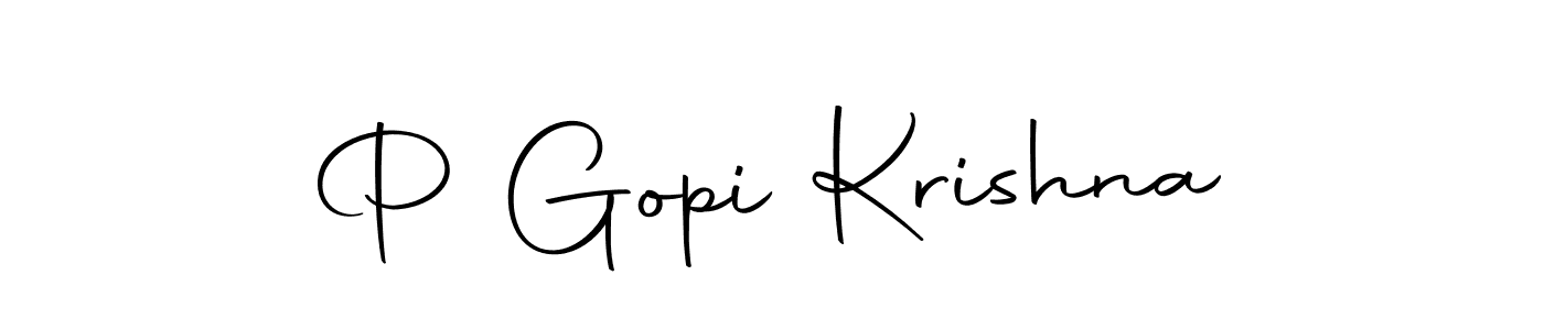 The best way (Autography-DOLnW) to make a short signature is to pick only two or three words in your name. The name P Gopi Krishna include a total of six letters. For converting this name. P Gopi Krishna signature style 10 images and pictures png